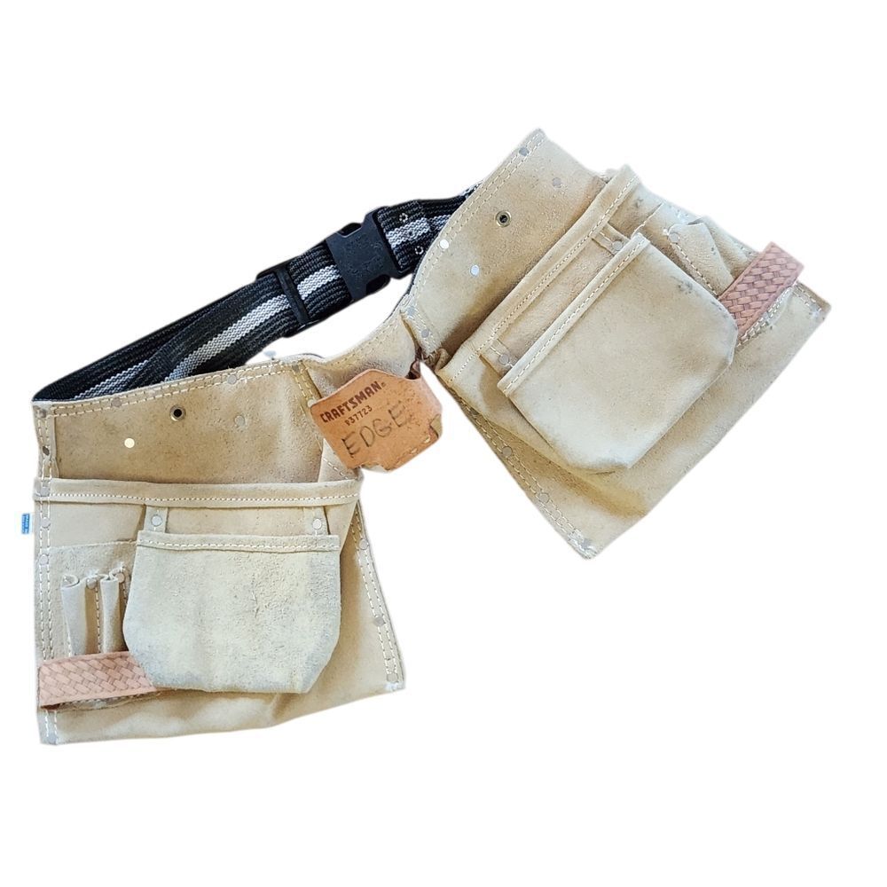 Craftsman Split Tool Belt Cowhide Work Construction 37723